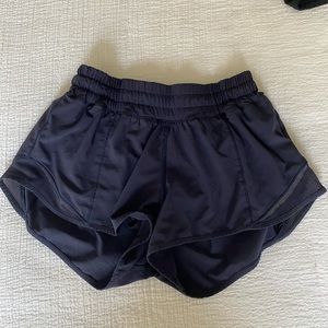 navy lulu lemon shorts